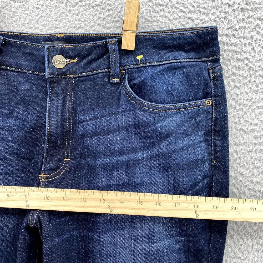 Lee Bootcut Jeans Womens 36x31* Mid Rise Flare Shaping Western Y2k Cowgirl Rodeo